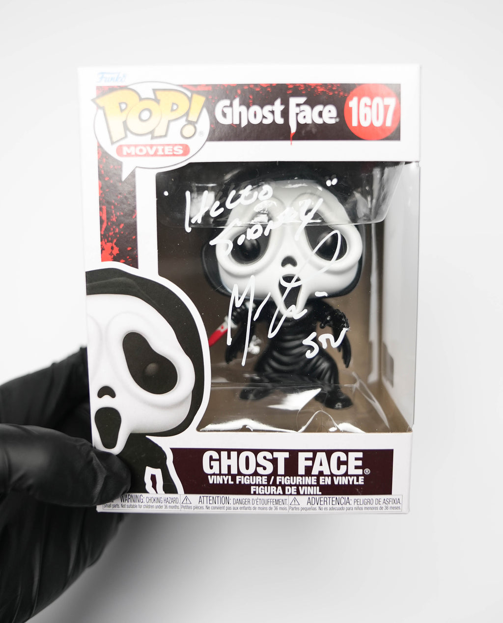 Matthew Lillard Signed Ghostface Funko Pop #1607 (Scream)