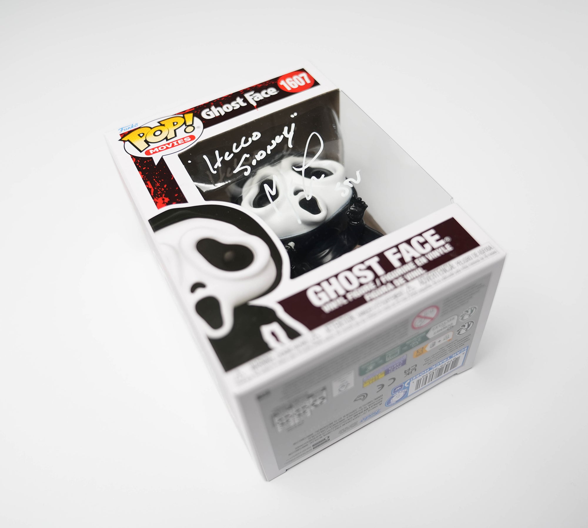 Matthew Lillard Signed Ghostface Funko Pop #1607 (Scream)