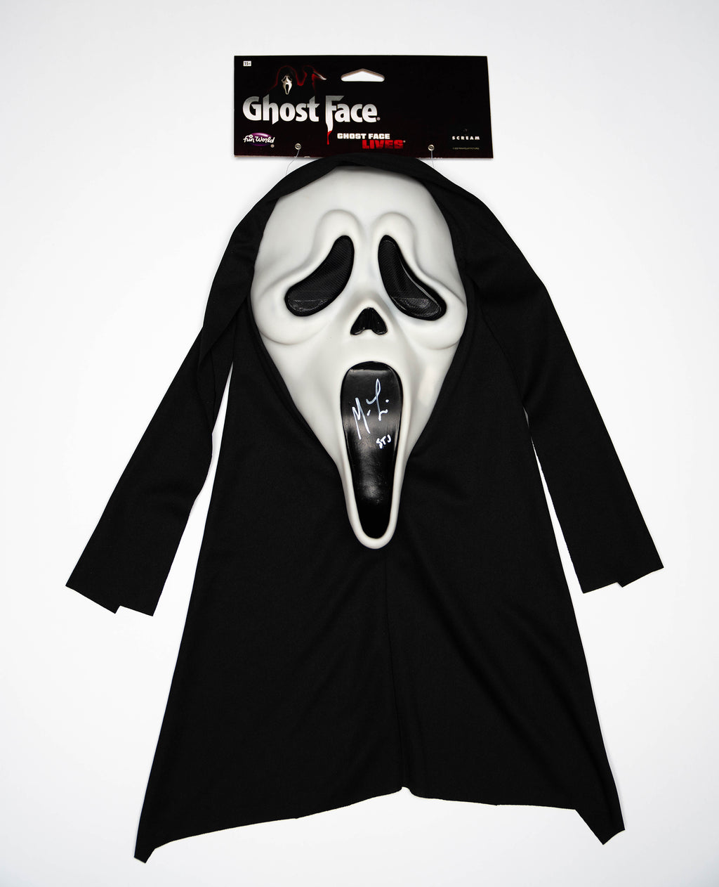 Matthew Lillard Signed Ghostface Mask (Scream)