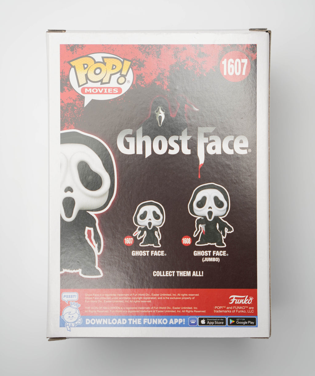 Matthew Lillard Signed Ghostface Funko Pop #1607 (Scream)