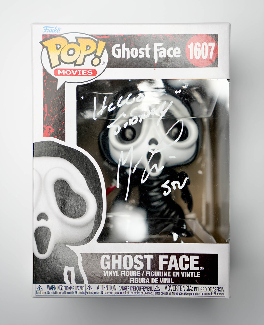 Matthew Lillard Signed Ghostface Funko Pop #1607 (Scream)